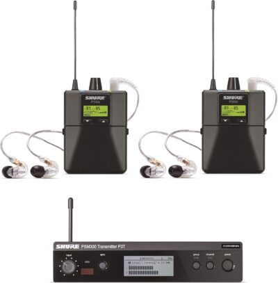 Shure PSM300 Twin Pack Pro Wireless in Ear Monitor System G20 Band