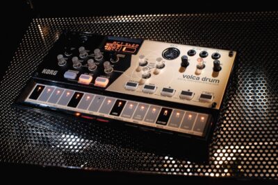 Korg Volca Drum Digital Percussion Synthesizer w/ 16-step Sequencer and Active Step