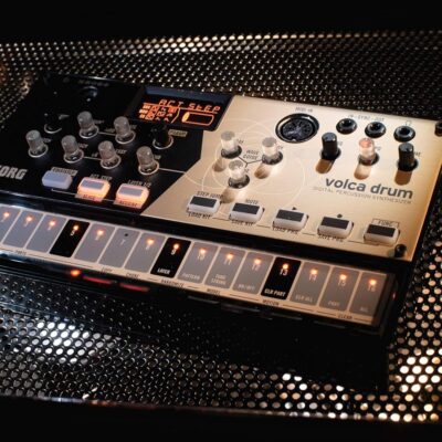 Korg Volca Drum Digital Percussion Synthesizer w/ 16-step Sequencer and Active Step