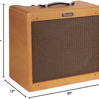 Fender Blues Junior Guitar Amplifier, Lacquered Tweed, with 2-Year Warranty