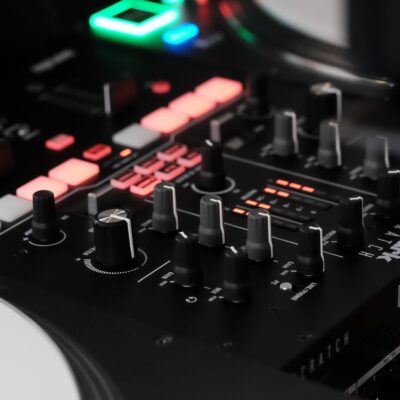 Numark Scratch | Two-Channel DJ Scratch Mixer for Serato DJ Pro (included) With Innofader Crossfader, DVS license, 6 Direct Access Effect Selectors, Performance Pads and 24-Bit Sound Quality