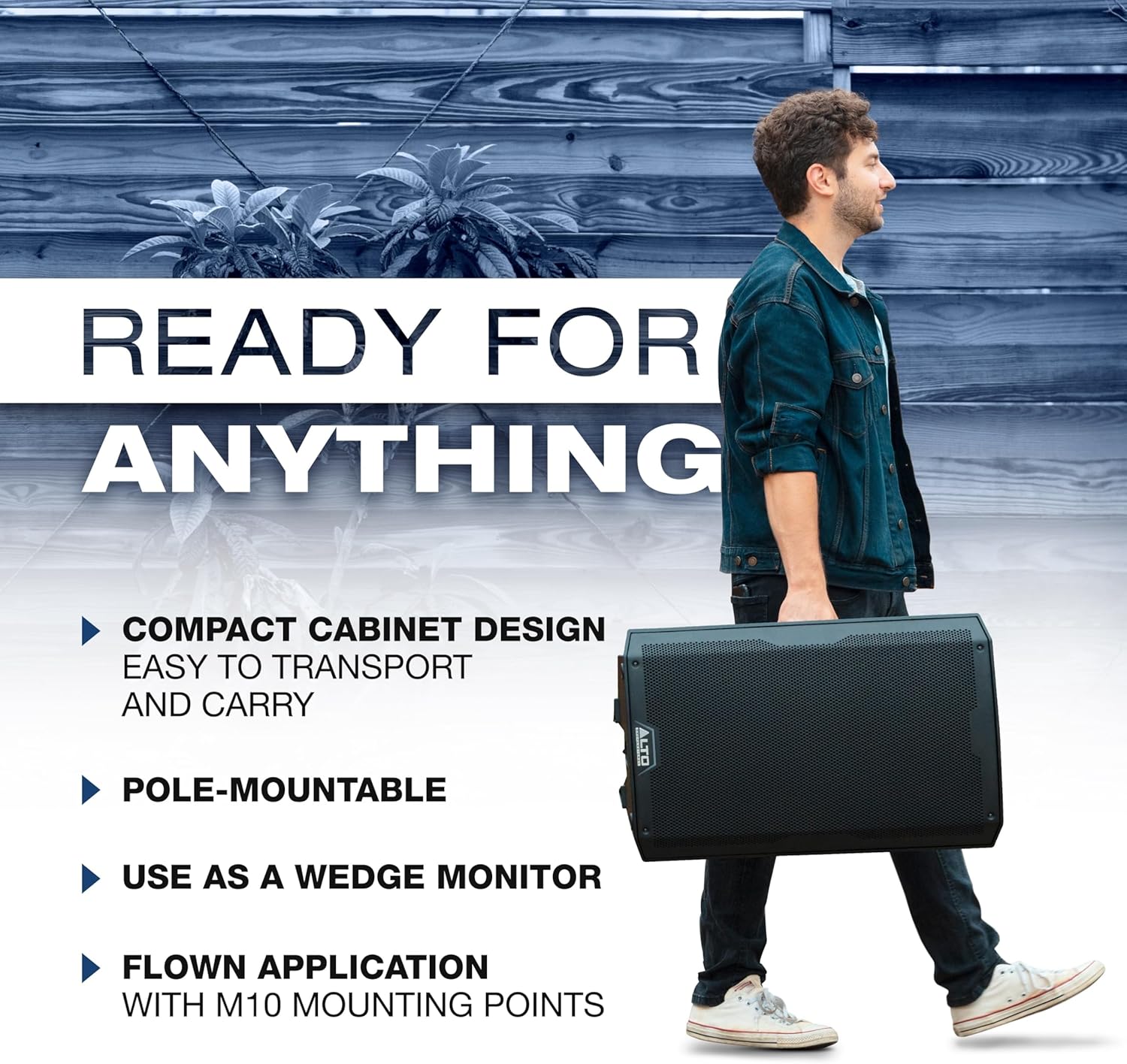 ALTO TS415 2500W 15 Powered PA Speaker with 3 Channel Mixer, Bluetooth Streaming, Wireless Loudspeaker Linking, DSP App