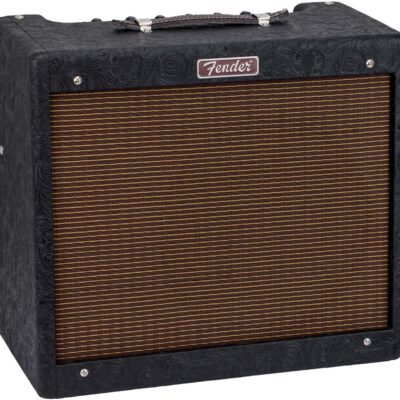 Fender Blues Junior IV 30th Anniversary Amplifier Bundle with Amperstand Guitar Cradle, Tuner, Cable, and Austin Bazaar Exclusive 24-Pack Picks