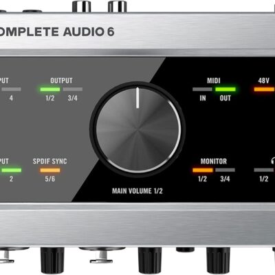 Native Instruments Komplete Audio 6 USB Audio Interface with Recording, DJ, Synth, and Production Software