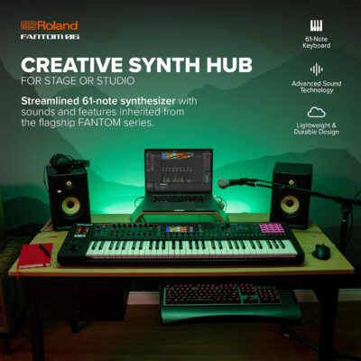 81MlszJAk0L. AC SL1500 Roland FANTOM-06 | 61-Note Synthesizer Keyboard | Thousands of Electronic & Acoustic Sounds | ZEN-Core & SuperNATURAL Technologies | Lightweight & Durable | Deep Onboard Sampling | DAW Integration
