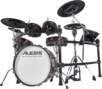 Alesis Strata Prime Electric Drum Set with Touch Screen, Triple-Zone ARC Cymbals, Active Magnetic Hi-Hat Controller, Dual-Zone Mesh Heads, 20 Kick, 215,000 Multi-Channel Samples