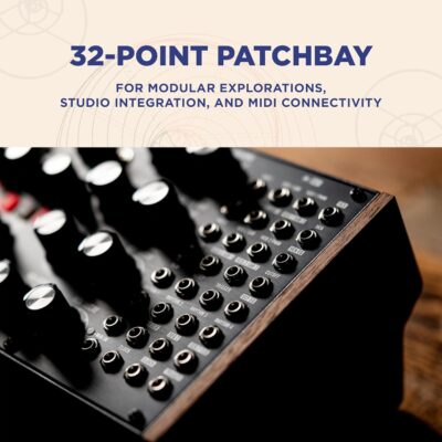 81O6P Cx6L. AC SL1500 MOOG Subharmonicon Semi-Modular Analog Polyrhythmic Synthesizer with Dual Sequencer, MIDI, and Patch Bay