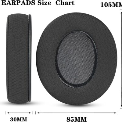 SRH440A Replacement Ear Pads Cushions Headband Pad Compatible with Shure SRH 440 SRH840 SRH940 SRH1540 Headset Earpads Parts