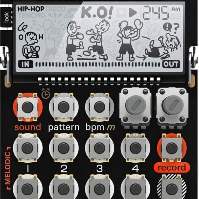 teenage engineering pocket operator PO-33 K.O.! micro sampler and drum machine with built-in microphone, sequencer and effects