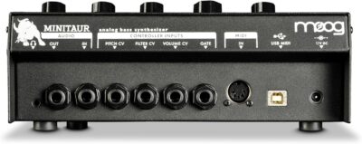 MOOG Minitaur – Analog Bass Synthesizer Module with Headphone Amp, 128 Presets, Software Editor