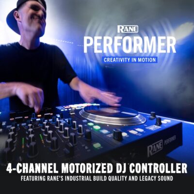 RANE PERFORMER 4-Channel Motorized DJ Controller, 7 Platters with Displays, Precision Feel Faders, Stem Split, Advanced FX, Serato DJ Pro Included