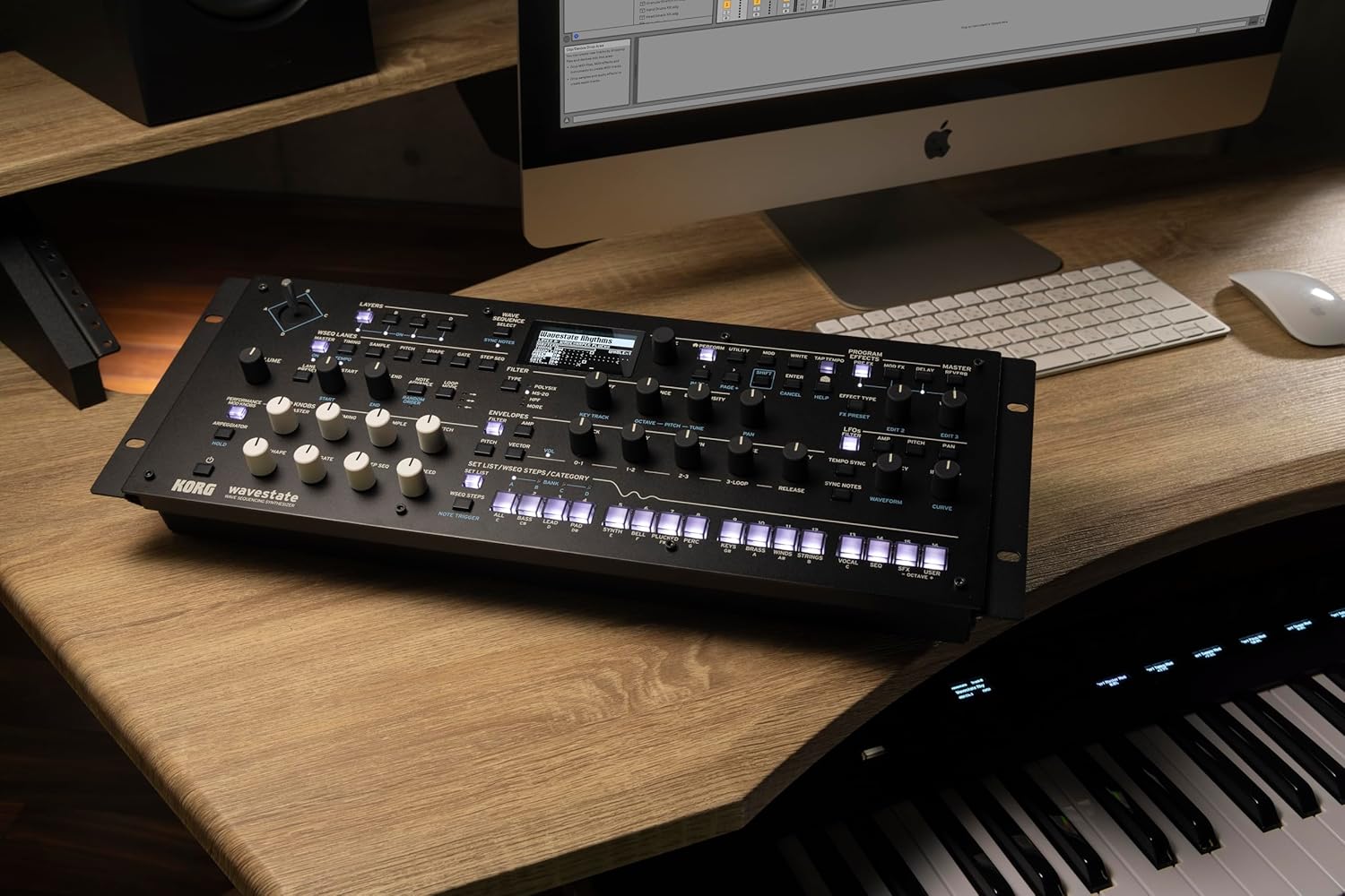 Korg WaveState Wave Sequencing Synthesizer 37-Key w/ 64 Stereo Voices and Gigabytes of Samples