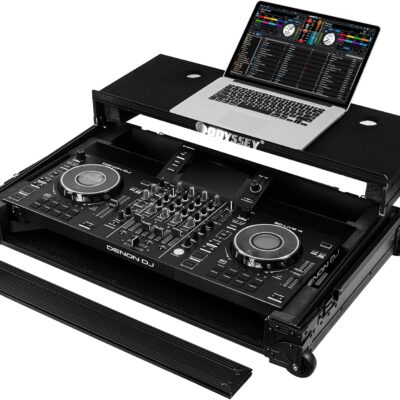 Denon DJ SC LIVE 4 I-Board Flight Case with Glide Style Laptop Platform