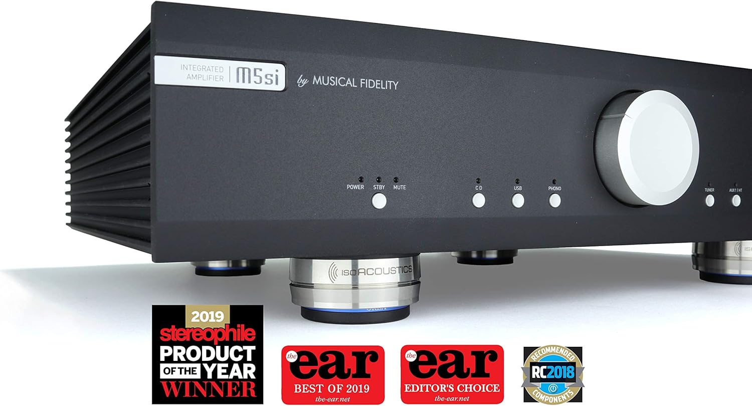 IsoAcoustics Orea Series Audio Equipment Isolators (Indigo – 16 lbs Max/pc)