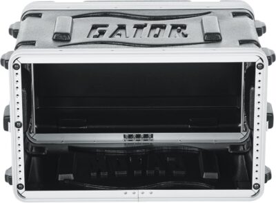 81QzXswu6eL. AC SL1500 Gator Cases Lightweight Molded 6U Rack Case with Heavy Duty Latches, Shallow 14.25 Depth (GR-6S)