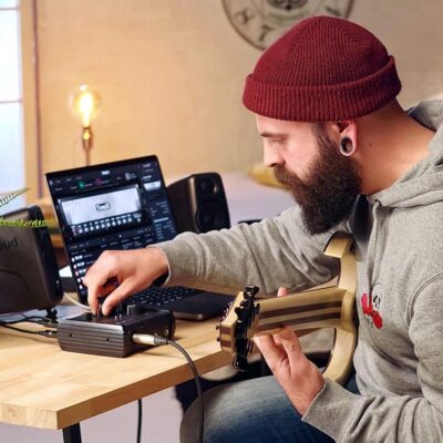 IK Multimedia AXE I/O One – Professional USB Audio Interface with Z-TONE advanced guitar tone shaping, AmpliTube and TONEX software included, high-resolution recording studio equipment