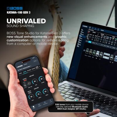 81SCYjxo0wL. AC SL1500 Boss Katana-100 Gen 3 100-watt 1 x 12-inch Combo Amplifier