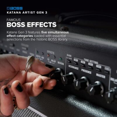 BOSS Katana Artist Gen 3 Guitar Amplifier | Flagship 100-Watt Combo Amp | 12-Inch Waza Speaker | Evolved Tube Logic Sound | Sophisticated Tone Tools | Advanced Performance Features