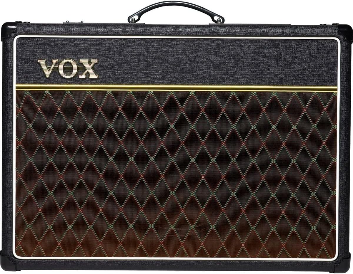 Vox AC15C1X 1×12 inch 15-watt Guitar Tube Combo Amplifier w/Alnico Blue Speaker, 2 Channels, Tremolo, Reverb, and Alnico Blue Speaker