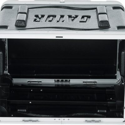 81T51LOytTL. AC SL1500 Gator Cases Lightweight Rolling 6U Rack Case with Heavy Duty Latches, Retractable Tow Handle, and Recessed Wheels, Standard 19.25 depth, (GRR-6L)