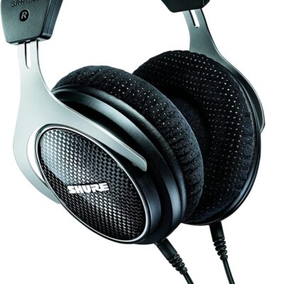 Shure SRH1540 Premium Closed-Back Headphones with 40mm Neodymium Drivers for Clear Highs and Extended Bass, Built for Professional Audio/Sound Engineers, Musicians and Audiophiles (SRH1540-BK)