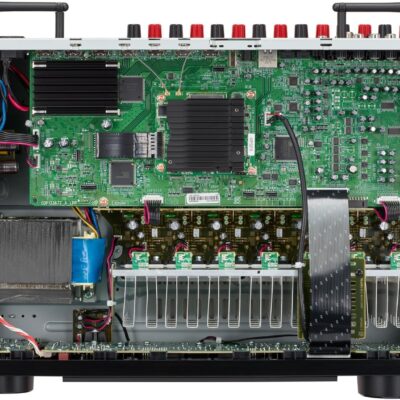 Denon AVR-X1800H 7.2 Channel AV Stereo Receiver – 80W/Channel, Wireless Streaming via Built-in HEOS, WiFi, & Bluetooth, Supports Dolby Vision, HDR10+, Dynamic HDR, & Home Automation Systems