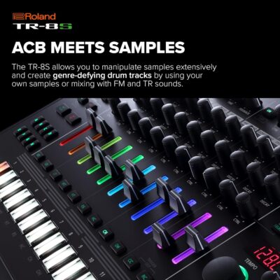 Roland TR-8S Rhythm Performer | Advanced Drum Machine with Classic TR Drum Sounds Including the TR-808, TR-909, TR-707, TR-727, TR-606 & CR-78 | ACB Technology | 128 Kits | Customizable Effects