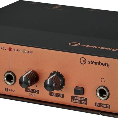 81Uly2icv1L. AC SL1500 Steinberg UR Series UR12 Black/Copper Audio Interface with Cubase AI and Cubase AI