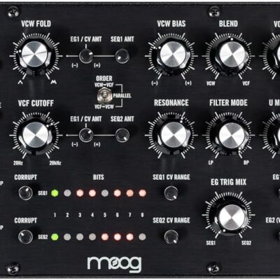 MOOG Labyrinth – Semi-Modular Parallel Generative Analog Synthesizer with Dual Sequencer, Dual Oscillators, VC Wavefolder, VC Filter, Patch Bay