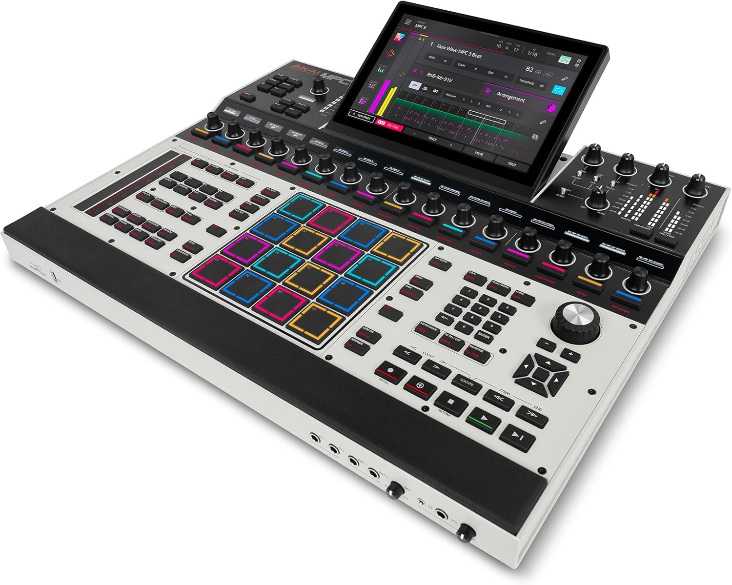 Akai Professional MPC XL Standalone Music Production Center for Sampling and Sequencing with 10.1-inch Touchscreen, 3D MPCe Pads, 8-Core CPU, 16GB RAM, 256GB SSD