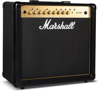 81VpTa0ol L. AC SL1500 Marshall Amps M-MG50GFX-U 50W 1×12 combo in Gold with FX
