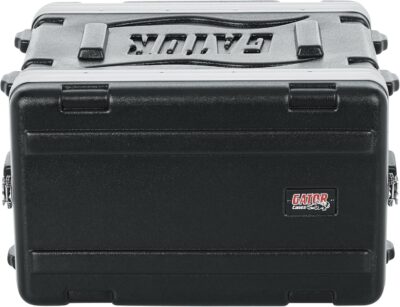 81VurOY7AVL. AC SL1500 Gator Cases Lightweight Molded 6U Rack Case with Heavy Duty Latches, Shallow 14.25 Depth (GR-6S)