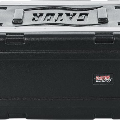 81VurOY7AVL. AC SL1500 Gator Cases Lightweight Molded 6U Rack Case with Heavy Duty Latches, Shallow 14.25 Depth (GR-6S)