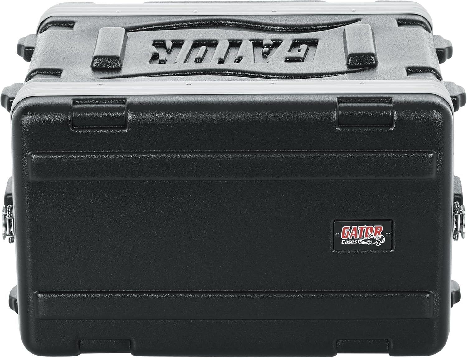 Gator Cases Lightweight Molded 6U Rack Case with Heavy Duty Latches, Shallow 14.25 Depth (GR-6S)
