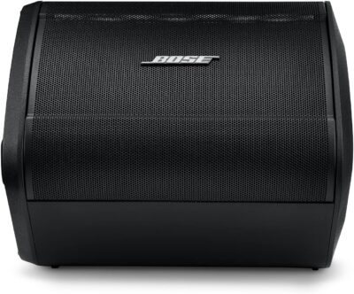 Bose S1 Pro+ All-in-One PA Speaker – Powered, Wireless PA System, Multiple Positioning Options, Ergonomic Carry Handle, Up to 11 Hours of Playtime, Black