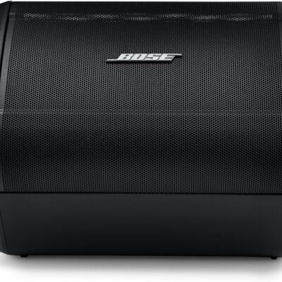 Bose S1 Pro+ All-in-One PA Speaker – Powered, Wireless PA System, Multiple Positioning Options, Ergonomic Carry Handle, Up to 11 Hours of Playtime, Black