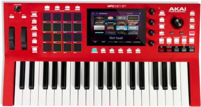 Akai Professional MPC Key 37 Standalone Production Synthesizer, Drum Machine, MIDI Keyboard, with Wi-Fi, Bluetooth, Touchscreen, Plug-ins, and Native Instruments Integration