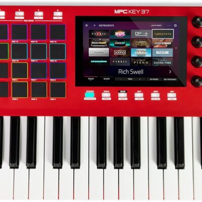 Akai Professional MPC Key 37 Standalone Production Synthesizer, Drum Machine, MIDI Keyboard, with Wi-Fi, Bluetooth, Touchscreen, Plug-ins, and Native Instruments Integration