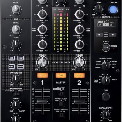 Pioneer DJM-450 2-Channel DJ Mixer with XDJ-1000MK2 Digital Performance DJ Media Player (Pair)