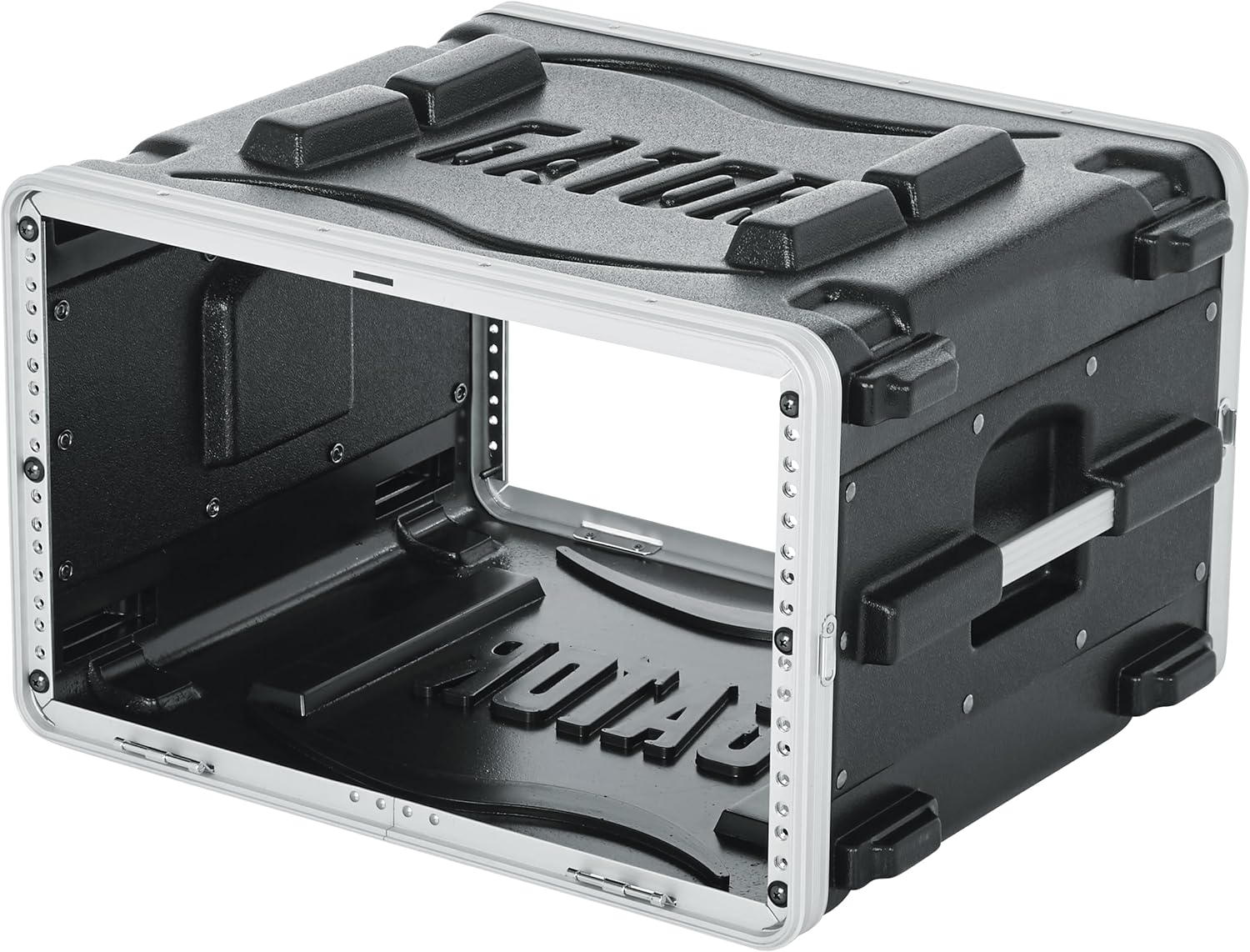 Gator Cases Lightweight Molded 6U Rack Case with Heavy Duty Latches, Standard 19.25 Depth (GR-6L)