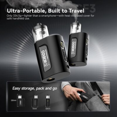 81WrTk3uFHL. AC SL1500 COLBOR CF3 Fog Machine Portable Mini Handheld Smoke Machine for Photography with Remote Control, Small Fogger Haze Maker with 60° Tilt-Protection for Indoor Outdoor Christmas Party Cosplay