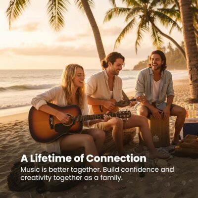 Fender FA Series Dreadnought Acoustic Guitar – 2-Color Sunburst Bundle with Gig Bag, Tuner, Strings, Picks, and Austin Bazaar Instructional DVD