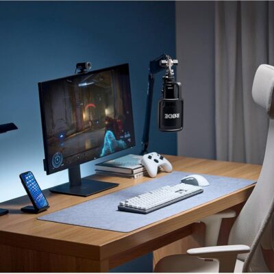 81XZvwjwezL. AC SL1500 Rode NT-USB+ Versatile Studio-Quality USB Microphone with StreamEye Microphone Boom Arm and Polishing Cloth