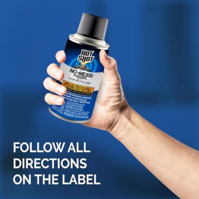 Hot Shot No-Mess! Fogger With Odor Neutralizer 3 Count-1.2 Ounce Cans, Kills Hidden Bugs, No Need To Turn Off Pilot Lights