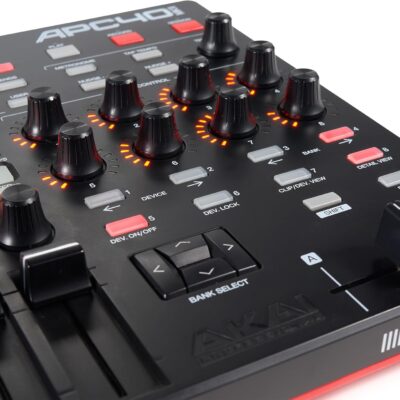 81Yq8lkioCL. AC SL1500 Akai Professional APC40 MKII – USB MIDI Controller for 1 to 1 Mapping with Ableton Live Lite with 5×8 Clip Launch Matrix, Knobs and Faders, Pro Software Suite Included