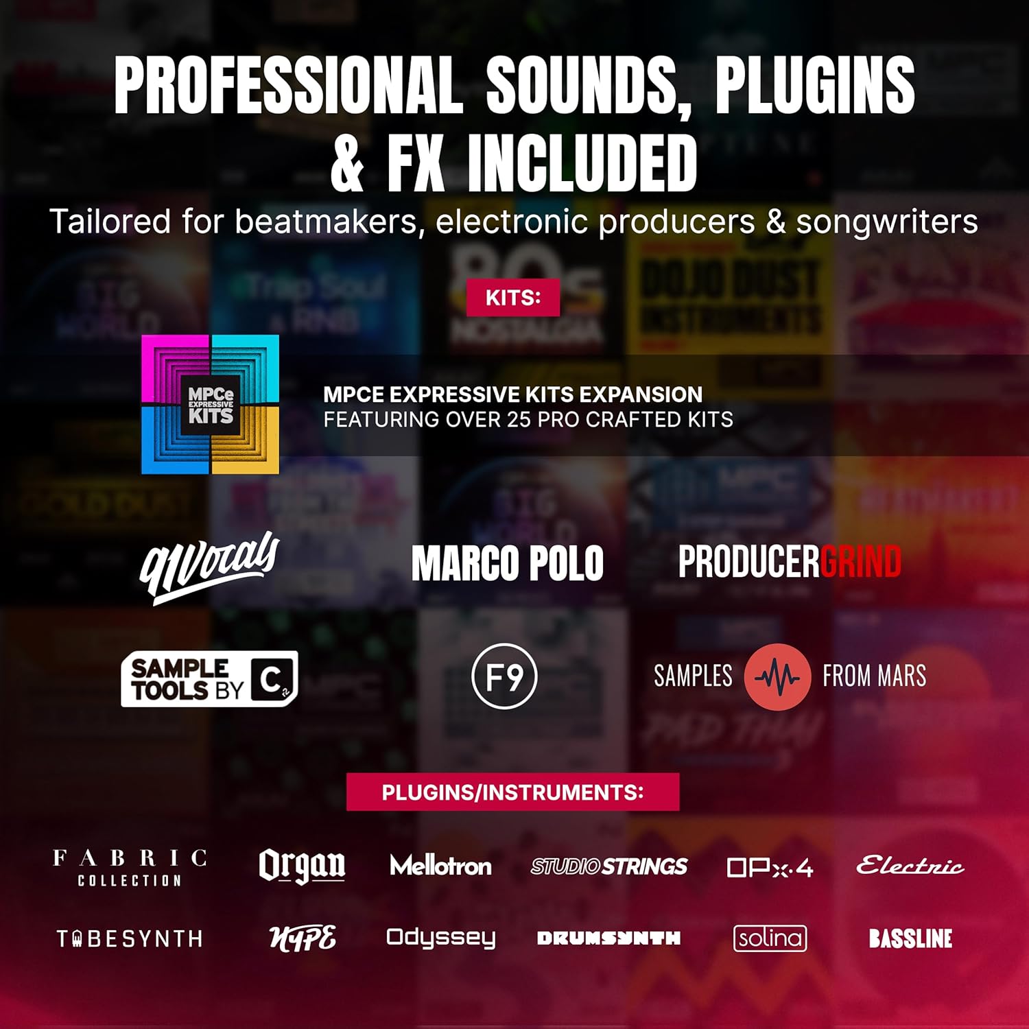 Akai Professional MPC XL Standalone Music Production Center for Sampling and Sequencing with 10.1-inch Touchscreen, 3D MPCe Pads, 8-Core CPU, 16GB RAM, 256GB SSD