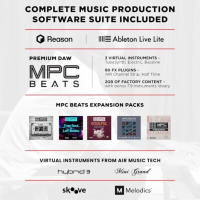 M-AUDIO Oxygen 49 (MKV) Key USB MIDI Keyboard Controller with Beat Pads, Smart Chord, Scale Modes, Arpeggiator and Native Instruments Sound Package (NKS Integration)