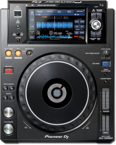 Pioneer DJM-450 2-Channel DJ Mixer with XDJ-1000MK2 Digital Performance DJ Media Player (Pair)