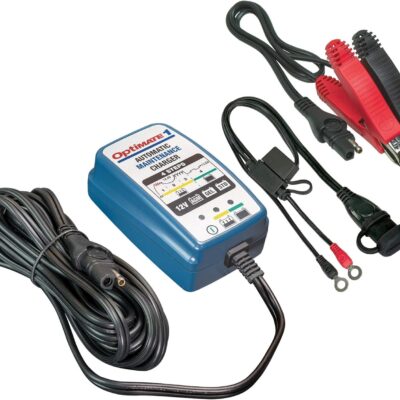 Tecmate Optimate 1 Global, TM-401, 4-Step 12V 0.6A Battery Charger-maintainer