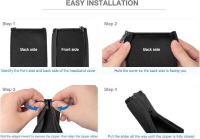 81cpBfJhHGL. AC SL1500 1774308989 9787 Headphone Headband Cover Cushion Compatible with Denon DJ HP700 HP800 HP1000 HP1100 HP2000,DJ MC7000 Headphones Bundle DJ Headphone-Headband Tape Protection